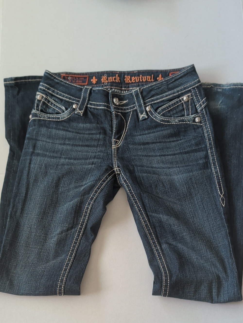 Rock Revival Women's Dark Indigo Boot Cut Jeans